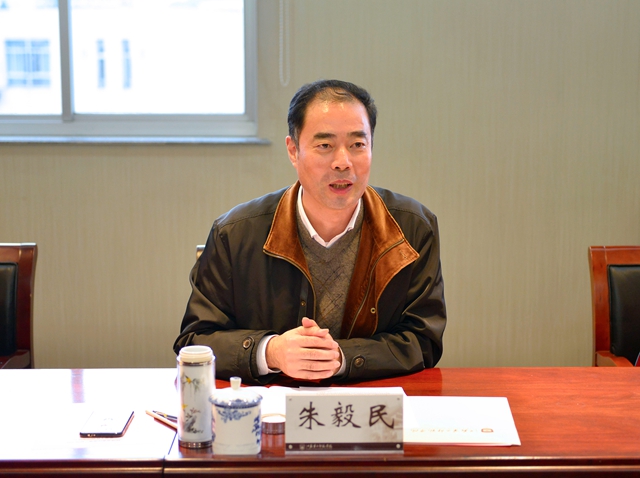 民进省委朱毅民副主委一行来我院调研座谈党派工作